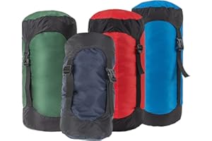 SANMUM Nylon Compression Sack for Sleeping Bag, Lightweight Stuff Bag Organizer for Camping Backpacking Hiking