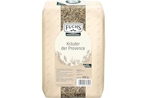 ‎FUCHS Fuchs Professional - Kräuter der Provence | Kräuterkomposition zum Würzen von Suppen und Eintöpfen | Profi-Qualität für Großverbraucher und Gastronomie | 400 g im recyclebaren Beutel