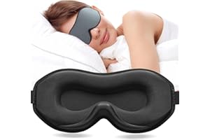 Umisleep Antifaz para dormir de lado, cuencas oculares en 3D y diadema elástica ajustable, fotosensible y transpirable, antifaz para hombres y mujeres, gris