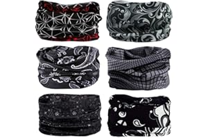 Maschera Tubolare Sciarpa Multifunzione 3 Pezzi - Antivento, Protezione Solare Per Motociclismo, Corsa, Sport Outdoor Sciarpa Tubolare Protezione Solare - Foto 3