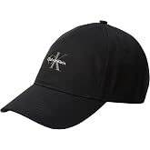 Calvin Klein Erkekler Mono Logo Panel Pamuk Cap, siyah siyah), One Size