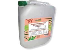 VERMIORGANIC | Lixiviado Humus de lombriz 20L | Humus de lombriz para plantas | Rico en Microorganismos | Mejora Retención Agua | Acelera crecimiento de plantas y el tamaño y cantidad de frutos