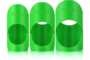 Hiboom Pipe Lagging Insulation Foam Cutter Tool for 15mm, 22mm, 28mm Lagging Jig for Copper Pipe Insulation, Pipe Lagging Mitre Tool Ideal Foam Pipe Lagging Cutter Slice for 45 Degree Angles (Green)