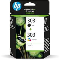 HP 303 (3YM92AE) Original Druckerpatronen 2 Count (Pack of 1) für ...