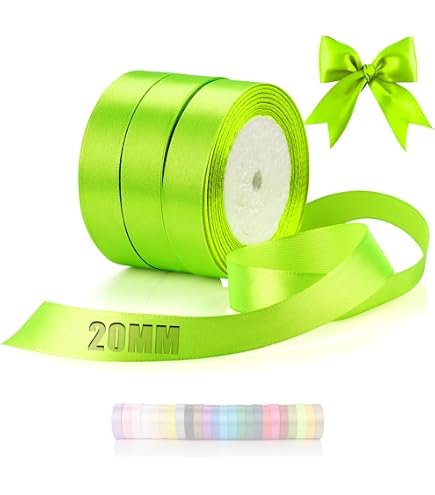 POPOYU Satinband Schwarz – 25 Mm Breit, 23 Meter, Geschenkband Zum Basteln