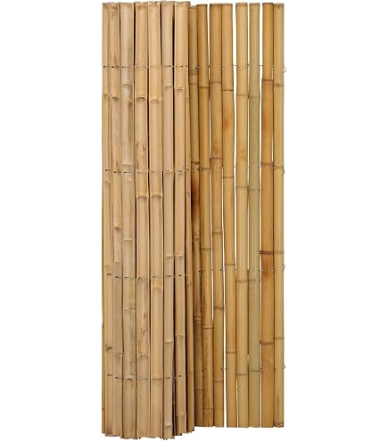 DE-COmmerce Brise-Vue Clôture Jardin Bambou XXL Slim NATURE 90 CM X 200 CM - Protection Naturelle Et Élégante