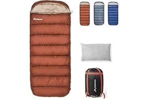 BISINNA XXL Sleeping Bag for Big and Tall Adults,3-4 Season Plus Size Warm and Comfortable Waterproof Lightweight Sleeping Bag Great for Camping Backpacking Hiking Indoor & Outdoor