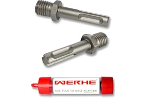 WERHE® Profesjonalny adapter SDS Plus do M14 do szczotki drucianej płyty trzymającej tarczę