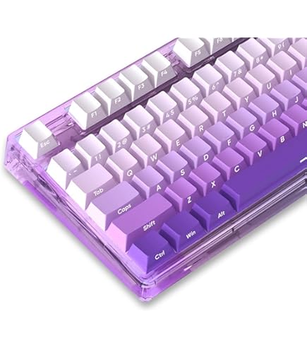 Keycap Topografici Catekro - 118 Tasti Trasparenti Con Legende Laterali | Per Tastiere 75% E 60% - Foto 10