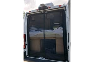 BKICKI Zanzariera Zanzariera per camper Ram Promaster, Peugeot Boxer, Fiat Ducato porta posteriore