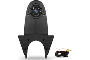 Hodozzy Caméra de recul avec feu de freinage, caméra 720p, vision nocturne infrarouge, caméra de recul