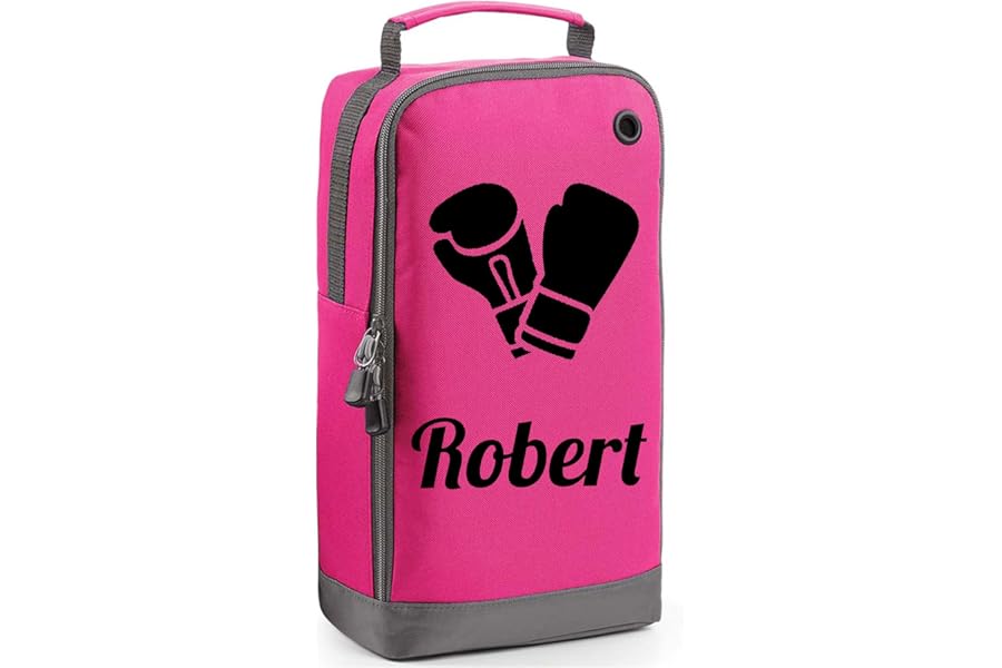 Always Looking Good Personalised Boxing Glove Bag - Sports Bag - 35 x 19 x 12cm - Polyester - Boxing - Drawstring Closure - Non Detachable Strap - Graphic Pattern - Strap Handle - Soft Shell