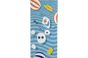 Jay Franco Disney Frozen Verrückt nach Sommer 71cm x 147cm Strandtuch aus 100% Baumwollfrottee
