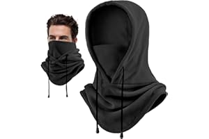 joyoldelf Cagoule Ski pour Femme Homme - Bonnet de Tempête Hiver, Chapeau Balaclava, Masque Fille de Ski, Ski Accessoire, Cadeau de Noël pour la Famille, Amis, Collègues, Petites Amies, Epouse
