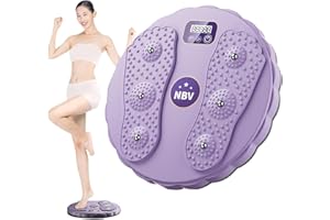 PLESUXFY Twist Board Für Übungen | Twisting Waist Disc Balance Board | Waist Twisters Plate Mit Fußsohle Massage Für Hüften Und Taille Bewegung