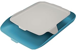 Leitz - Bandeja para cartas y organizador de cartas, color azul