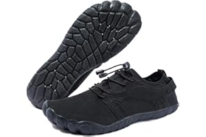NeedBo Buty do chodzenia boso, buty plażowe, męskie buty do wody, outdoorowe, do szybkiego nurkowania, surfowania, pływania, sportów wodnych, szerokie palce, buty do surfowania, rozm. 40-50 EU