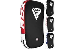RDX Bouclier de Frappe Pao Boxe Thai Pads, Incurvé Bouclier MMA Coups de Pied Pattes d'ours, Entraînement De Frappe Kickboxing Arts Martiaux Karate Taekwondo Punching Cible (1 PCS Vendu comme Unique)