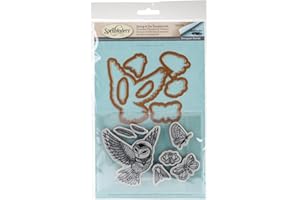 Spellbinders Eule Stempel und sterben-Set, Mehrfarbig