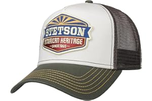 Stetson Grew Up Trucker Cap - Truckercap Herren - Meshcap größenverstellbar - Basecap mit Mesh-Einsatz - Baseballcap Frühjahr/Sommer - Schirmmütze