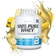 BioTechUSA 100% Pure Whey | Protein Powder with BCAA and Glutamine | Gluten-Free, Palm Oil Free | 21g Protein per Serving, 2.27 kg, Banana