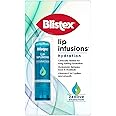 Blistex Lip Infusions Hydration Lip Balm, with Vitamin E and F, Pack of 12