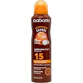 Babaria - Sunscreen Self Tanning Body Mist | Sunscreen 15 Spf | Express Body Self Tanner | Babaria Sun Bronzer Spray | Sunscr