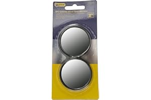 Hyfive Wypukłe lusterko martwego pola okrągły kształt szerokokątne skrzydło samochodowe redukcja martwych punktów jazdy lusterko holownicze cofanie jazda samoprzylepne lusterko do przyczepy