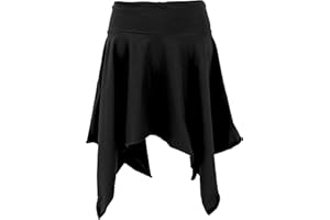 GURU SHOP Pixi spódniczka ze szpikulcami, spódnica słoniowa/top, damska, bawełna, spódniczka/krótka odzież alternatywna