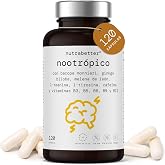 Natural Powerful Nootropic |Memory, Concentration, Energy and Mental Agility |Gingko Biloba, Lion's Mane, Bacopa Monnieri, Ty