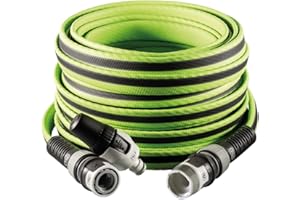 FITT FORCE 1/2" 15 m, Manguera de Agua de Jardín, Compacta, Ligera y Resistente, para Uso Intensivo con Lanza, Lime