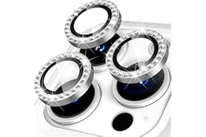 SUOMAN Diruite do iPhone 14 Pro/14 Pro Max Folia Ochronna na Soczewki,Szkło Hartowane+Aluminiowa Osłona Obiektywu Aparatu do iPhone 14 Pro/14 Pro Max Camera Protector