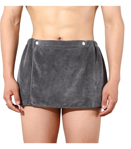 Paréo De Sauna Homme 100% Coton Bio Sowel® - 60x140 Cm, Fermeture Velcro | Poches, Intérieur éponge