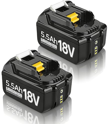 makita 18V バッテリー 2 x Replacement Battery for Makita BL1813G BL1815G BL1815G BL1811G