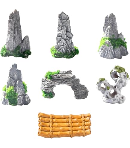 Poppenhuis Tuin Miniatuur Feeëntuin Accessoires 10 Stuks - Zen Landschap, Hars Bergjes, Brug En Pagode Voor Bonsai Feeëntuin Decoratie Zen Landschap Poppenhuis Tuin Miniatuur Feeëntuin Accessoires 10 Stuks - Zen Landschap, Hars Bergjes, Brug En Pagode Voor Bonsai Feeëntuin Decoratie Zen Landschap