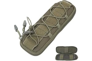 XINMYD Bolso de la Cubierta del Cuchillo, Bolso de la Cubierta de la protección del Cuchillo del ejército de Supervivencia multifunción táctico al Aire Libre portátil de Nylon(Tuba Verde)
