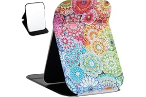 NiceLand 5D Diamond Painting Miroir, Cadeau DIY Miroir de Maquillage Diamond Painting Miroir, Miroirs de Peinture de Diamant pour Enfants Femmes Filles