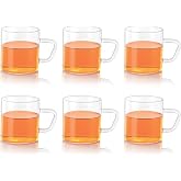 Borosil Vision 6 Pcs Tea n Coffee Borosillicate Glass 1...