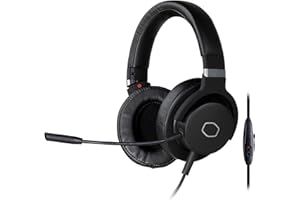 Cooler Master MH751 Gaming Headset with 2.0 Hi-Fi Stereo - PC & Console Compatible, 40mm Neodymium Audio Drivers, Crystal Clear Boom Mic and Lightweight Frame - 3.5mm Standard Jack