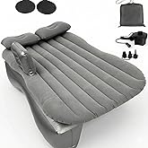 Portable Exclusive Car Air Mattress Car Back Seat Travel Car Sleeping Bed for Kids Inflatable Bed with 2 Pillow & Pump |Quick
