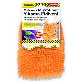 Automix Makarna Mikrofiber Yıkama Eldiveni | Ara&ccedil; Temizliği İ&ccedil;in Pratik Eldiven