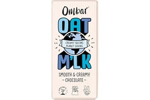 Vegan Chocolate - Ombar Oat M'lk Bar (70g) Smooth & Creamy, Organic Fair Trade, Dairy Free Chocolate