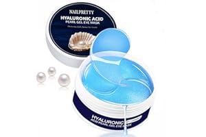 GELPRETTY 60 Pièces Patch Yeux, Patch Occhiaie Per Contorno Occhi Idratante, Riduzione Di Borse Scure, Azione Levigante E Idratante, Ideale Per Sguardo Riposato