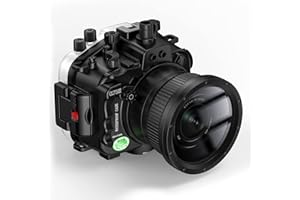 Sea frogs Custodia per fotocamera subacquea, compatibile con Sony A7SIII 28-70mm IPX8 40m/130ft massima profondità di immersione impermeabile custodia per immersioni, surf, canottaggio