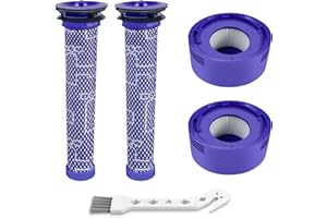 KOOLSTUFFS Vacuum Filter Replacement Kit for V7, V8 Animal and V8 Absolute Cordless, 2 Pre Filter, 2 Post Filter, Replaces Part # 965661-01 & 967478-01