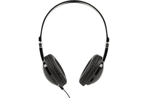 Trevi HTV 636 Cuffie Over-Ear per TV con Cavo Lungo 5 Metri, Leggere e Confortevoli con Controllo Volume Integrato, Design Leggero e Comodo per Lunghe Sessioni
