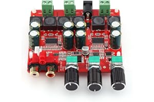 JIMFOTY Placa amplificadora de audio, TPA3118 Subwoofer estéreo de 2,1 canales Placa amplificadora de potencia digital Componentes electrónicos DC 12V-26V Módulo amplificador de potencia