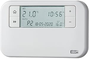 ESI - Energy Saving Innovation Controls ESRTP4+ Wired Programmable Room Thermostat, White
