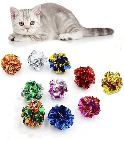 thumbnail image 2 of Cat Soccer Ball Toys Rumyve 12 Pcs Rainbow Cat Toy Balls - Interactive Indoor Play Balls For Foam Balls For Cats 2 of 9