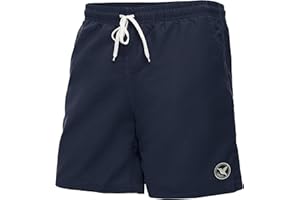 Ladeheid Short de Bain Homme, Séchage Rapide avec Filet Intérieur, Maillot de Bain Homme Piscine, Poches Latérales et Arrière, Ceinture Élastique avec Cordon Ajustable LA40-129
